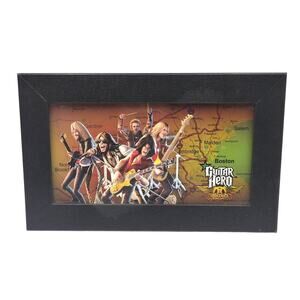 Guitar Hero Aerosmith Framed Art Photo Blockbuster Exclusive 2008 Lithograph